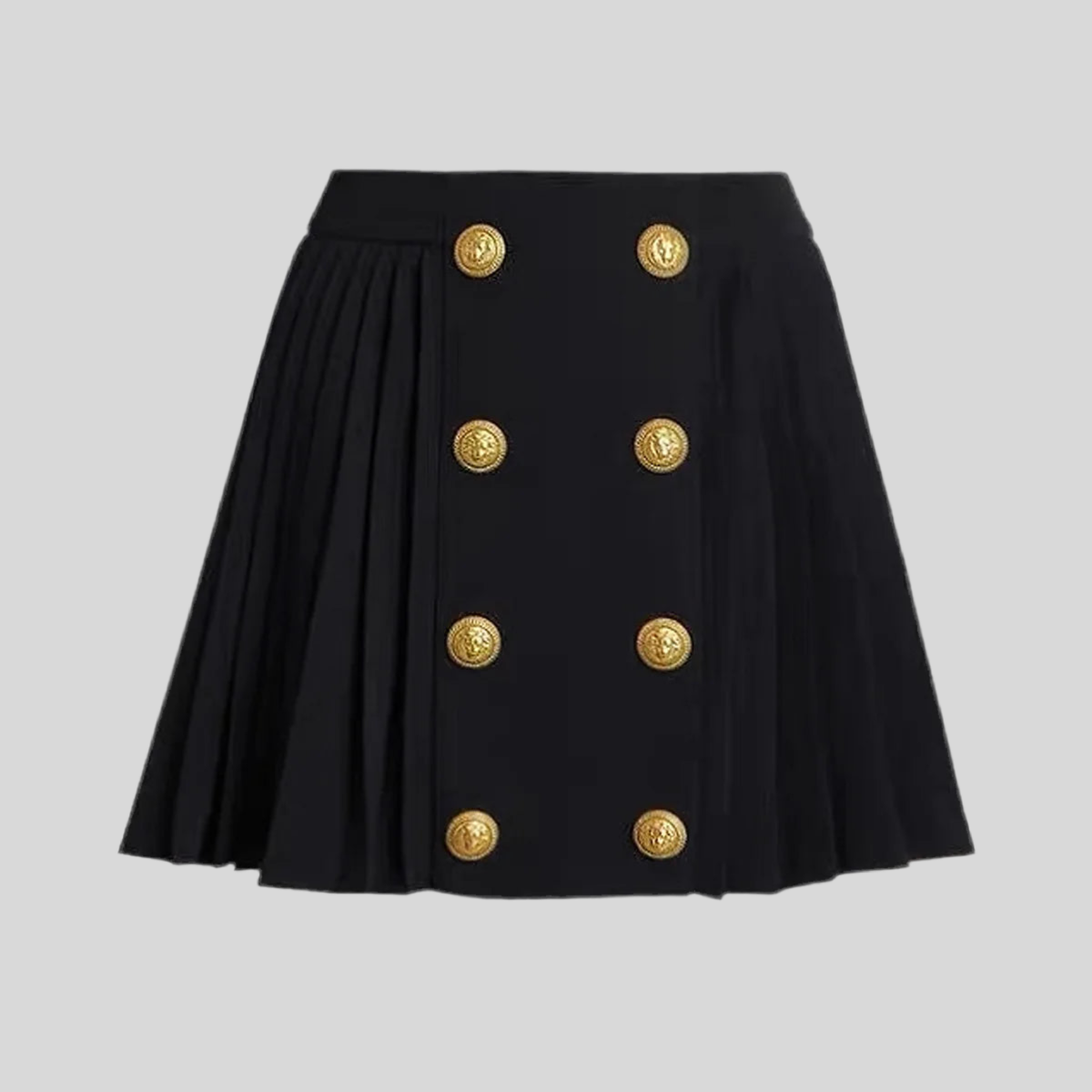 Pleated Cotton Skirt