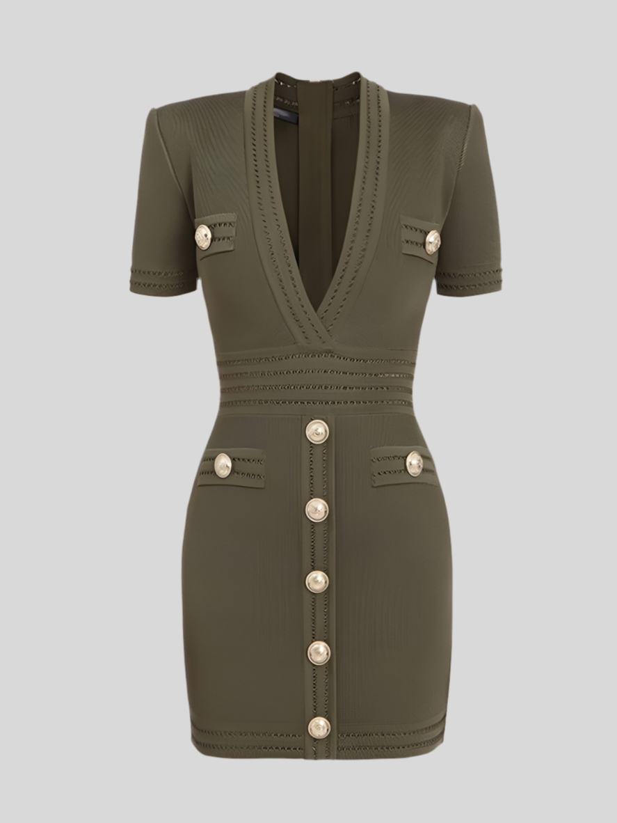 Brooklyn Green Army Dress