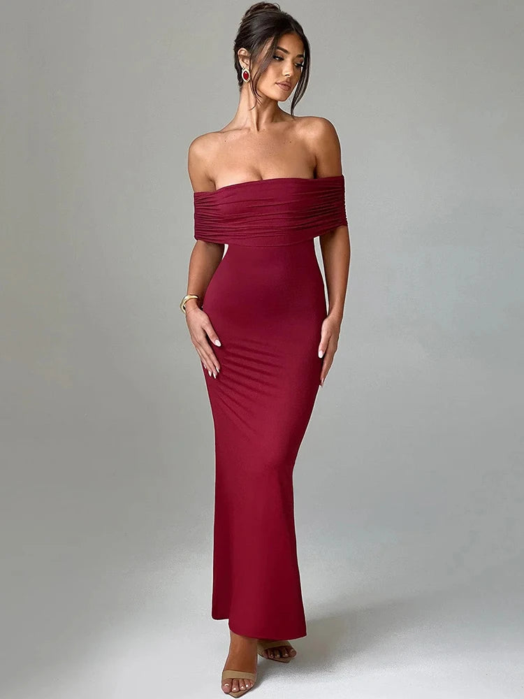 Strapless Elegance Maxi Dress