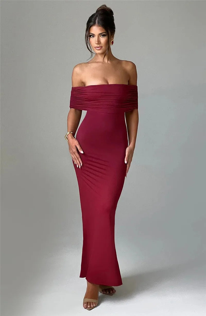 Strapless Elegance Maxi Dress