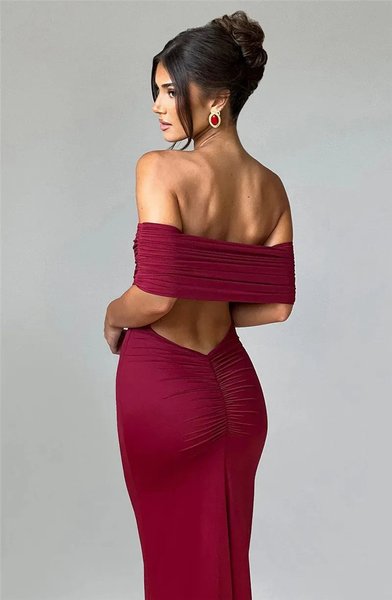 Strapless Elegance Maxi Dress