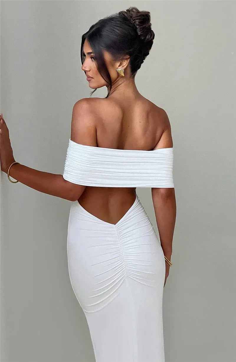 Strapless Elegance Maxi Dress