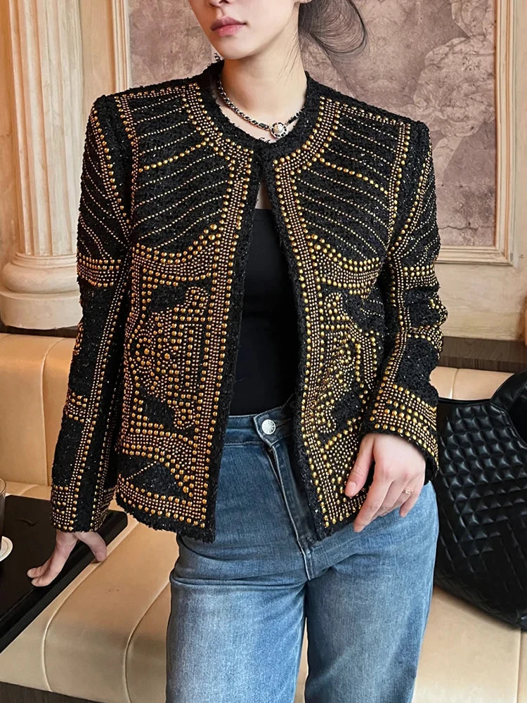 Patchwork Appliqué Jacket