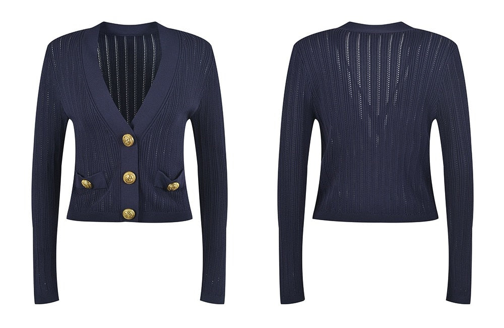 Look irresistibly chic this autumn in the Abilene Knitted Cardigan. This stylish sweater features a short design and slim fit to flatter any shape and 4 stunning colcardigansVeronica LuxeAbilene Knitted Cardigan