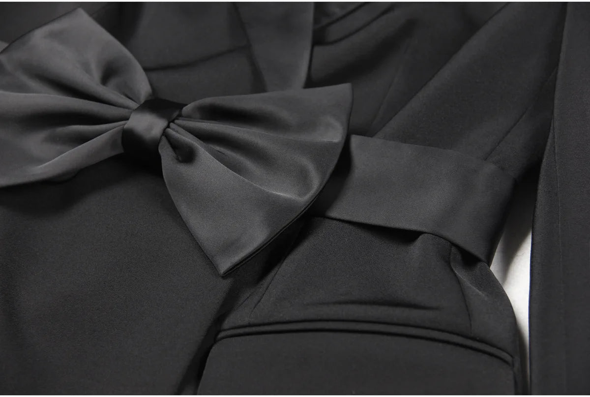 Black Blazer Dress - Veronica Luxe