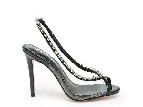 Camila Clear Stiletto Sling-back - Veronica Luxe
