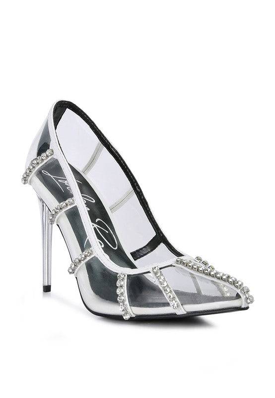 Diamante High Heels - Veronica Luxe