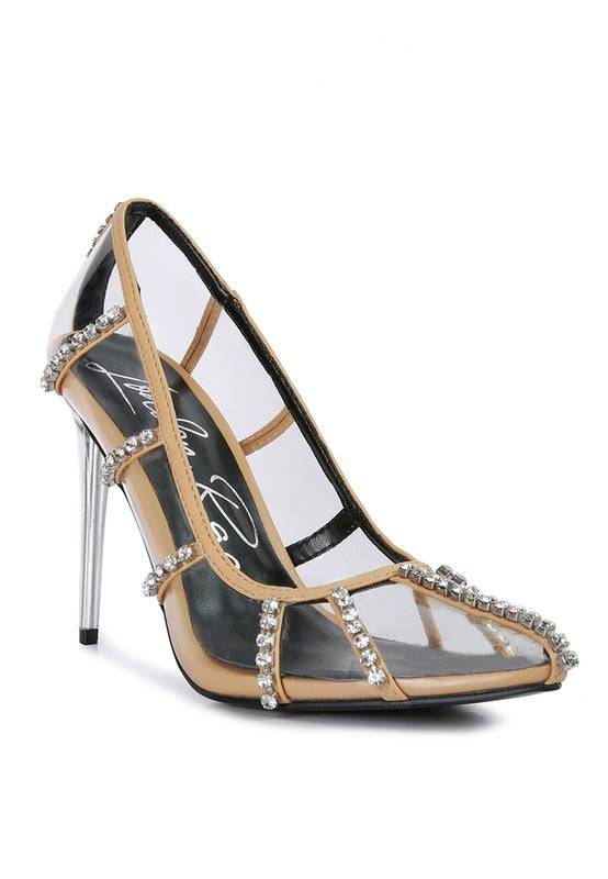 Diamante High Heels - Veronica Luxe