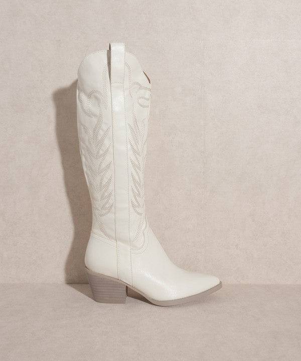 Embroidered Western Boots - Veronica Luxe