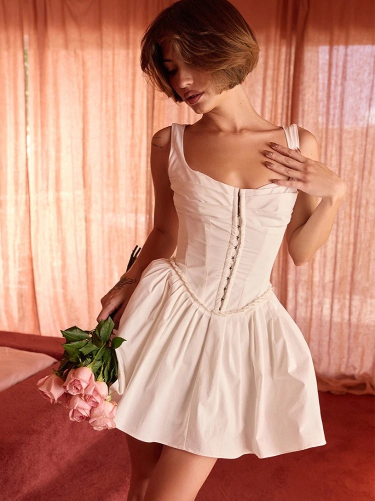 Empire Waist Mini Dress - Veronica Luxe