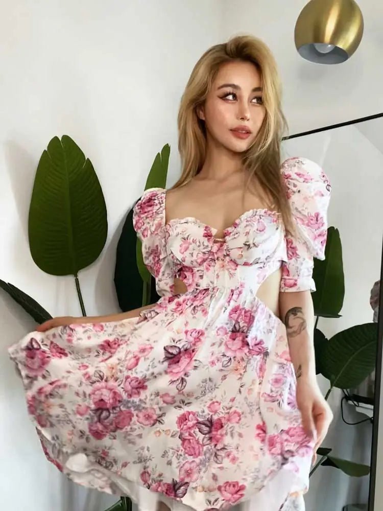 Floral Dress - Veronica Luxe
