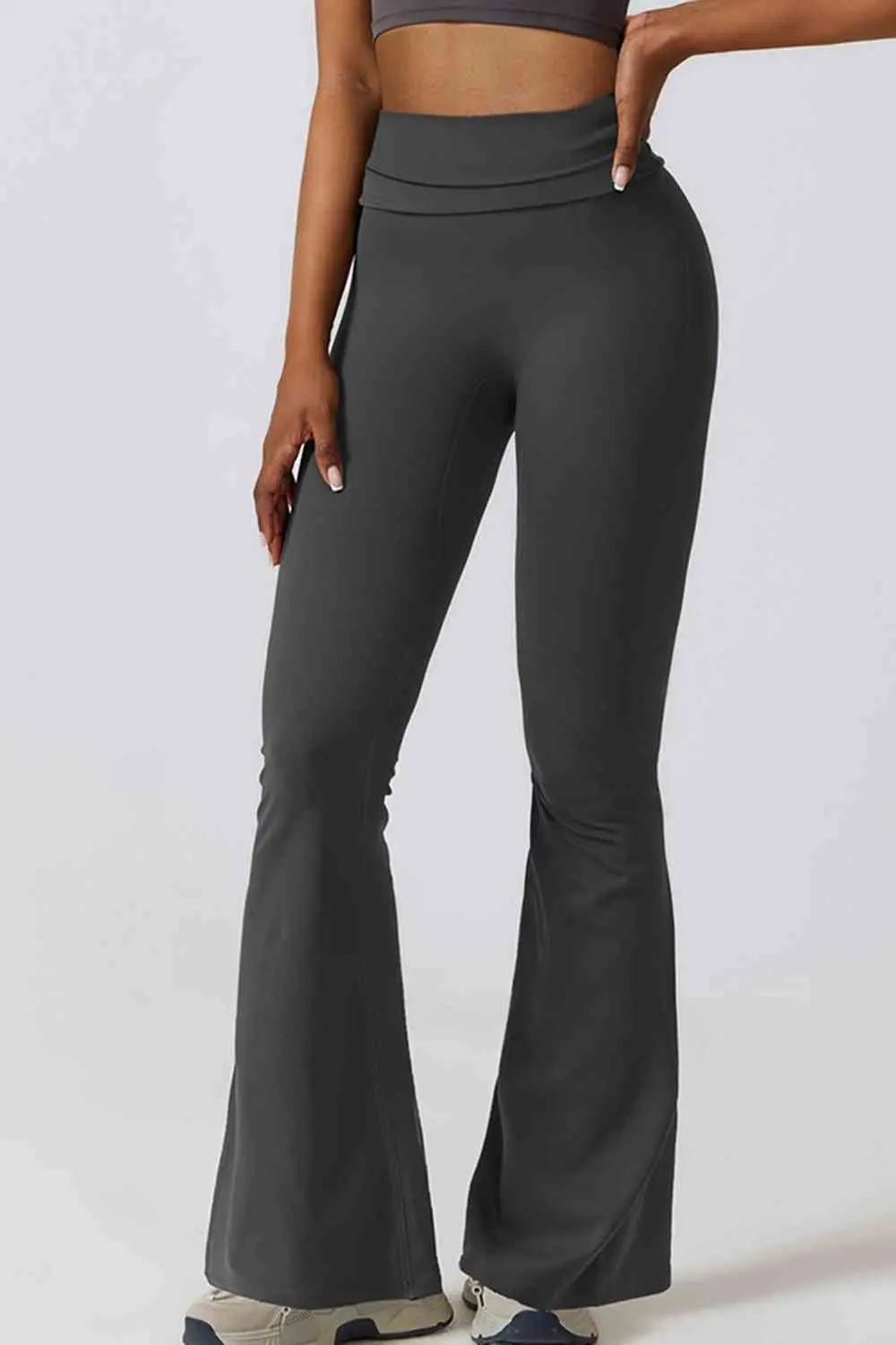 Halter Neck Flare Sport Jumpsuit - Veronica Luxe