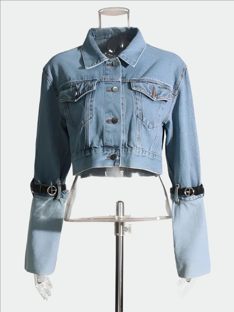 La Jacqueline Denim Jacket - Veronica Luxe