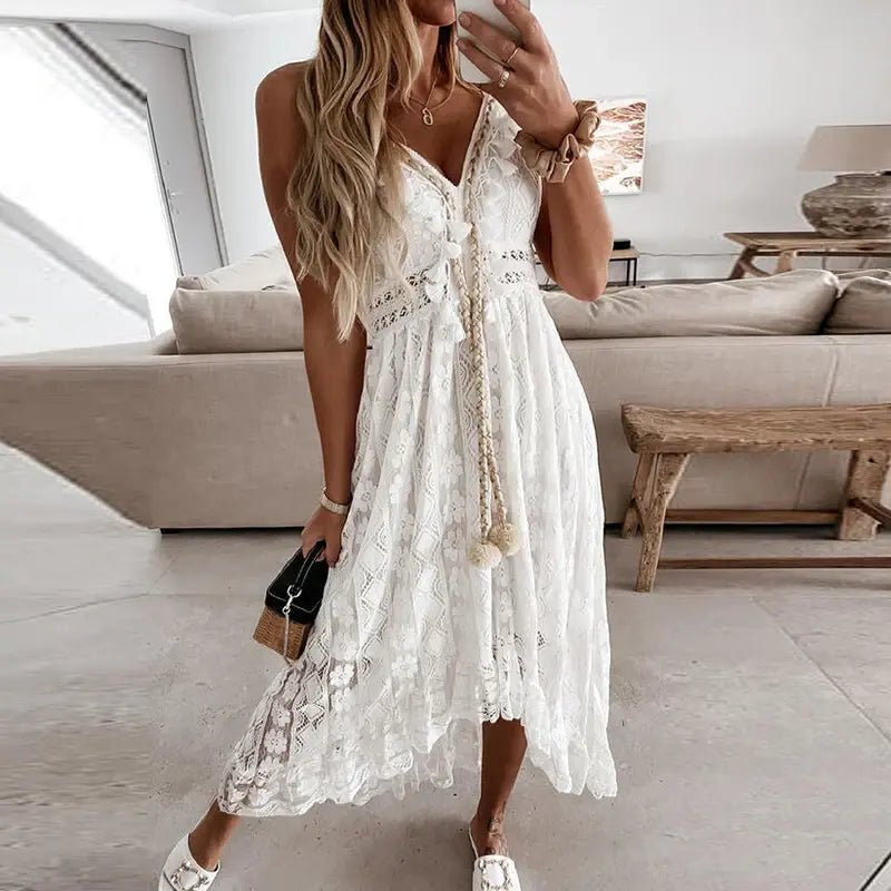 Lace Summer Dress - Veronica Luxe