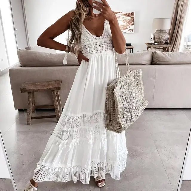 Lace Summer Dress - Veronica Luxe