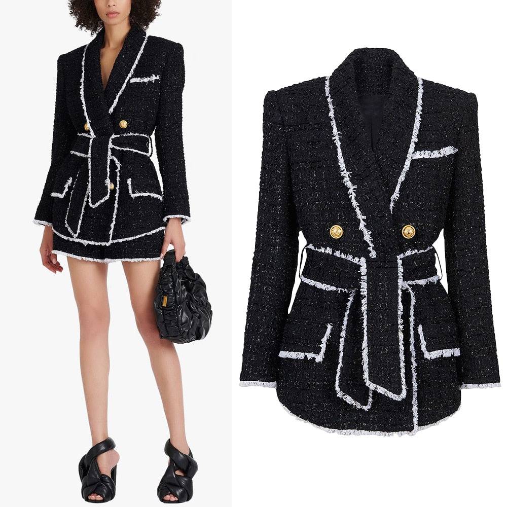 Love Me Tweed Shorts and Blazers Set. - Veronica Luxe