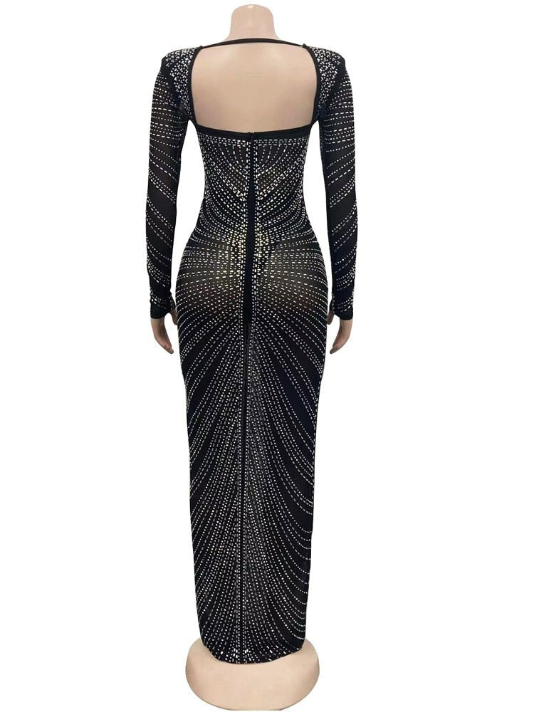 Lustres Shine Bandage Dress - Veronica Luxe