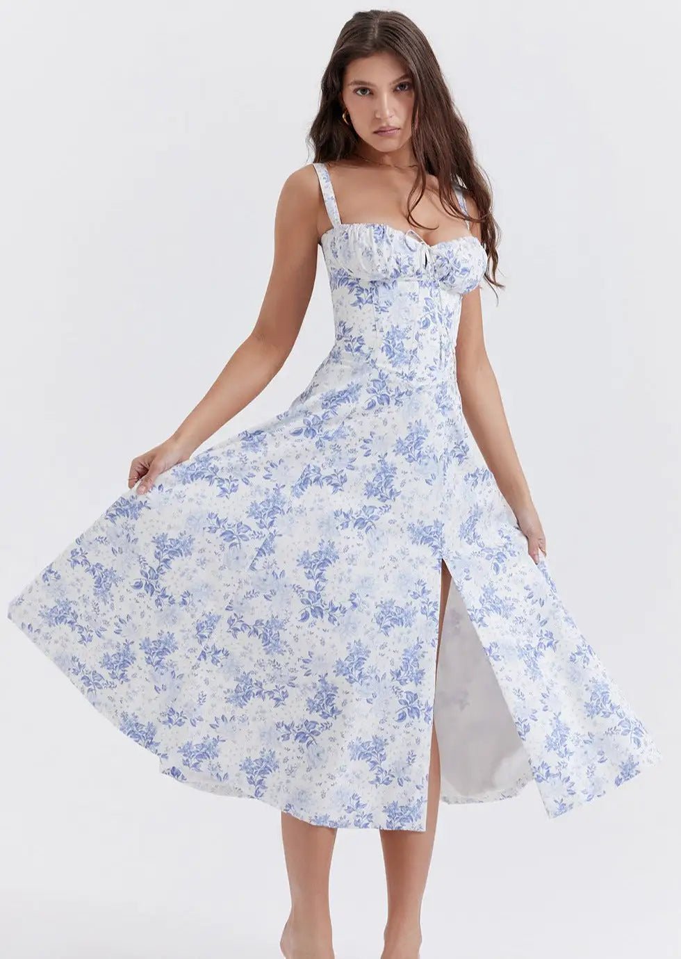 Mariah Floral Dress - Veronica Luxe