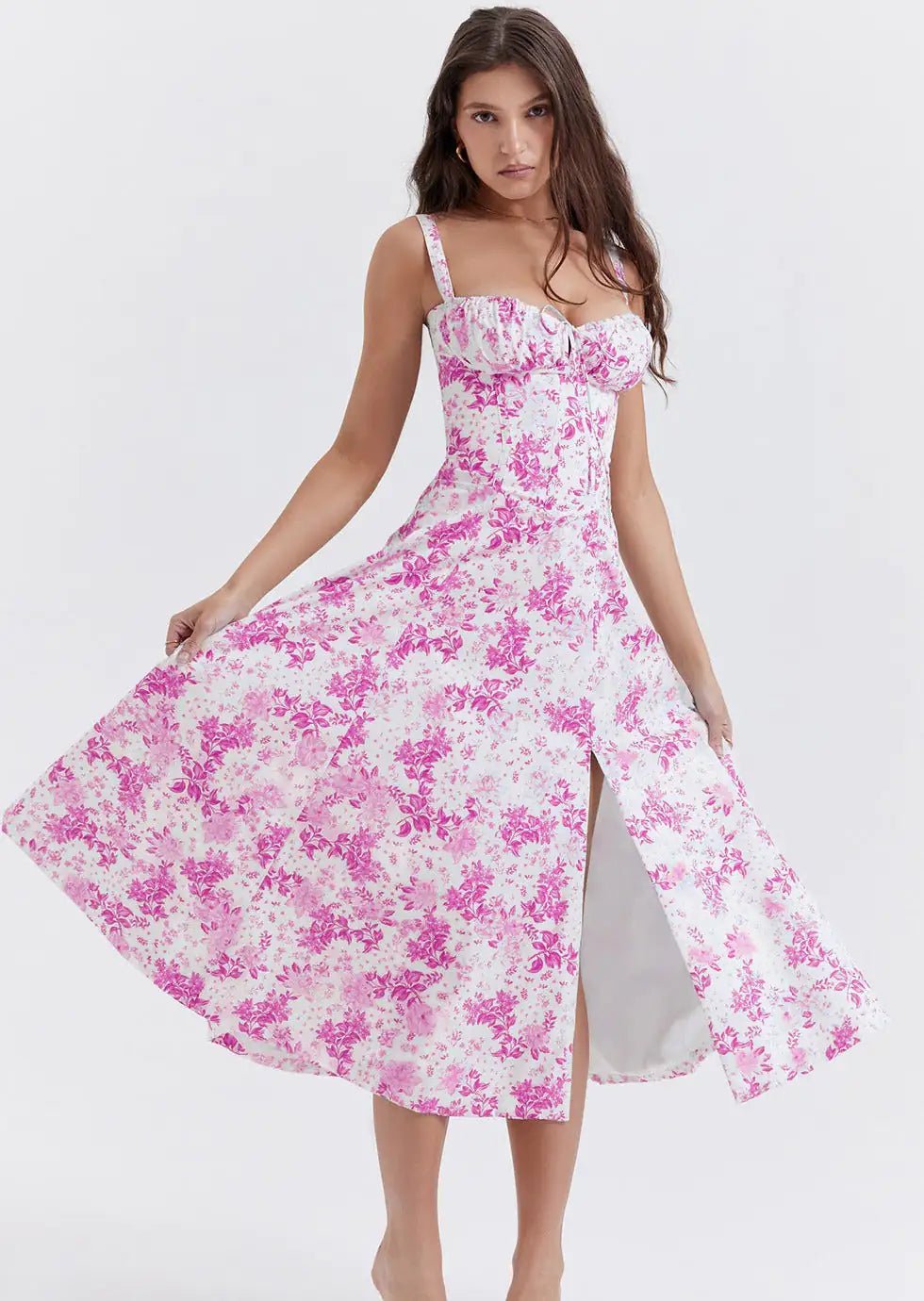 Mariah Floral Dress - Veronica Luxe
