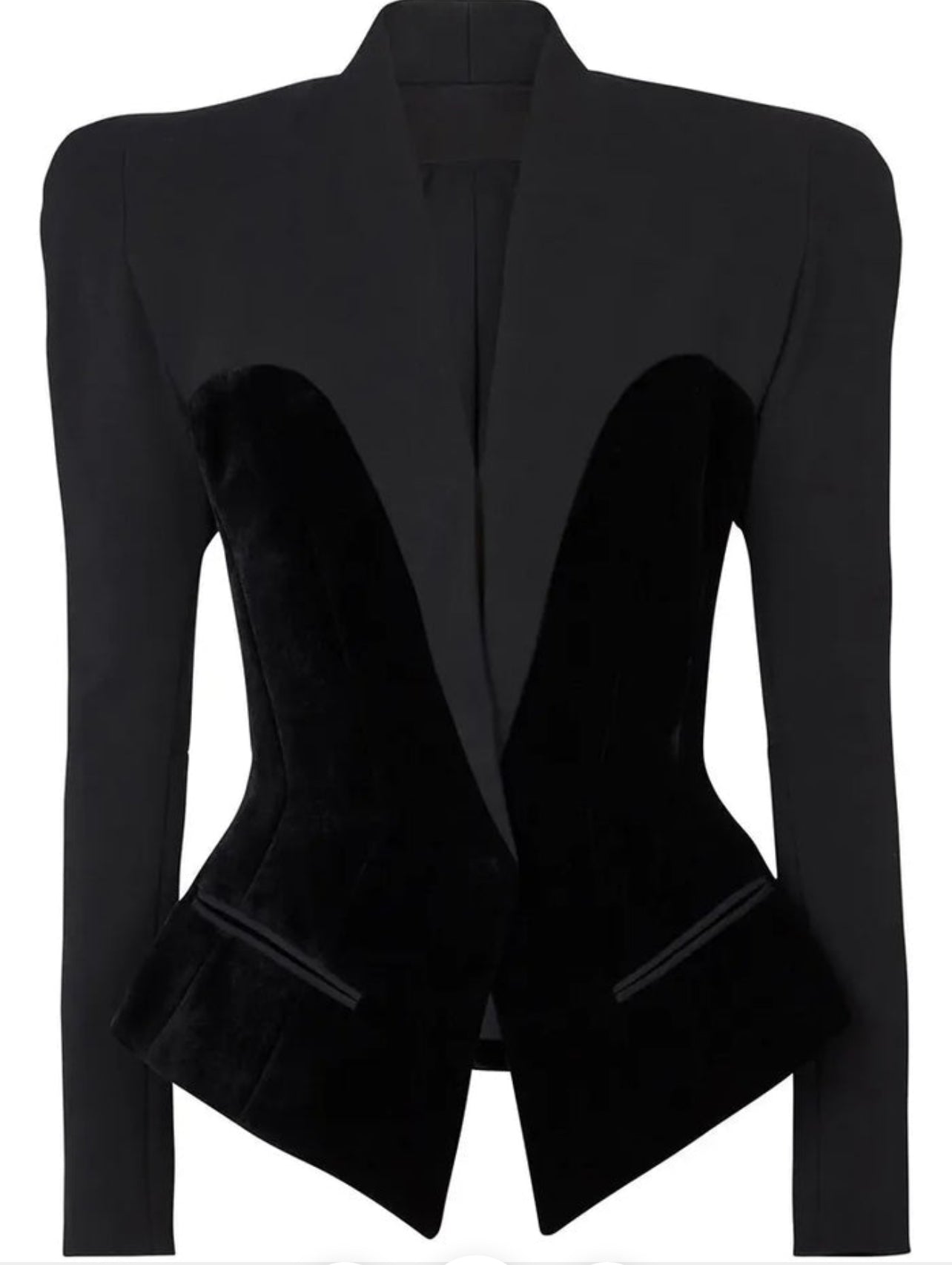 Midnight Glam Black Blazer- - Veronica Luxe-blazer-black blazer
