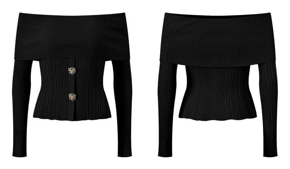 Moda Long Sleeve Crop Top - Veronica Luxe