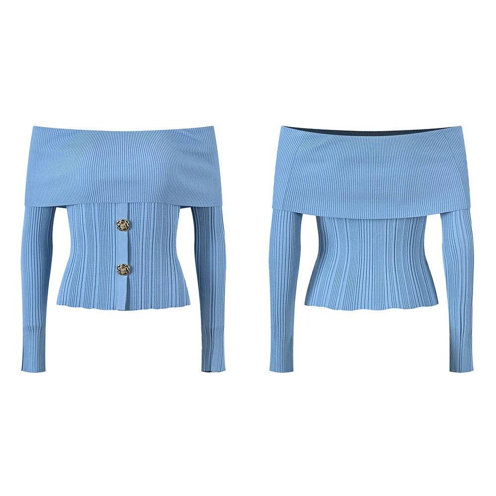 Moda Long Sleeve Crop Top - Veronica Luxe