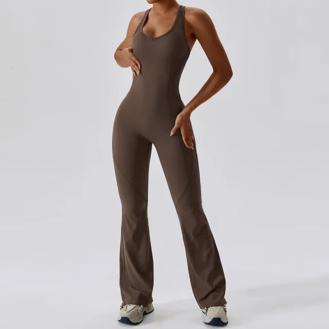 Sexy Back V Jumpsuit Gym - Veronica Luxe