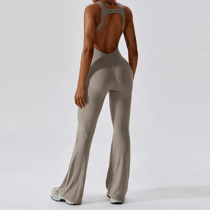 Sexy Back V Jumpsuit Gym - Veronica Luxe