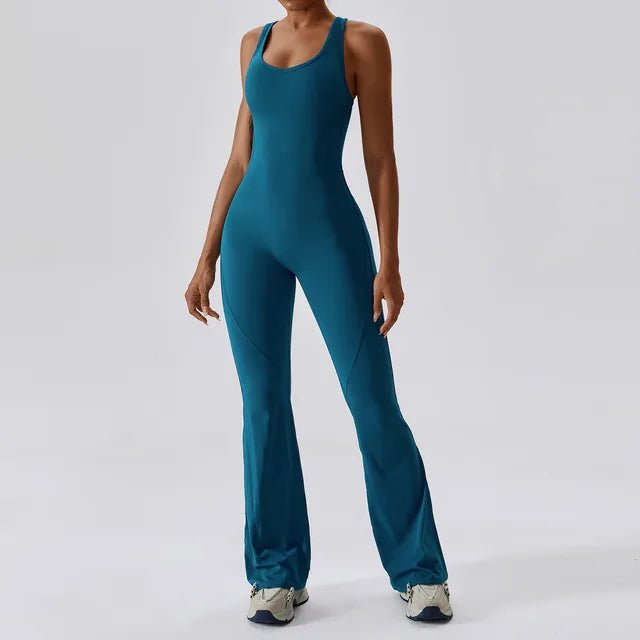 Sexy Back V Jumpsuit Gym - Veronica Luxe