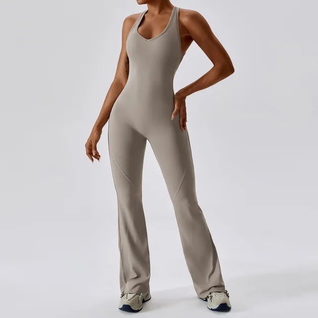 Sexy Back V Jumpsuit Gym - Veronica Luxe