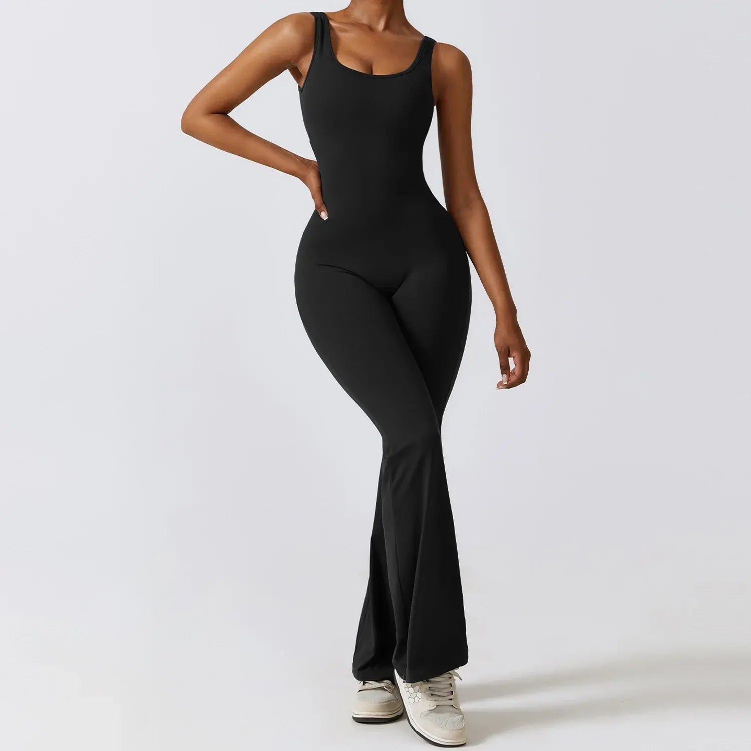 Sexy Push Up Flare Jumpsuit - Veronica Luxe